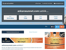 Tablet Screenshot of ankarasunnet.com